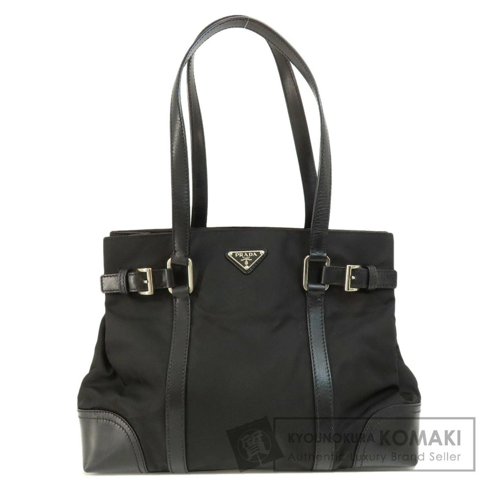 Prada Tessuto tote Shoulder Bag Black